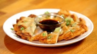 How to Make a Classic Scallion Pancake  Asian Cooking [upl. by Ietta655]