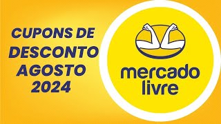 Cupom MERCADO LIVRE Agosto 2024 Ganhe Cupom de Desconto Mercado Livre Agosto 2024 [upl. by Ephrem553]