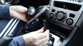 How to remove  change gear knob on Peugeot Citroen [upl. by Lean]