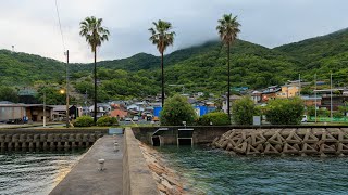 Quiet Early Morning Walk in Sakate  Shodoshima Japan 4K Ambience [upl. by Nudd]