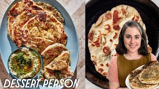 How To Make FLATBREAD with Claire Saffitz  Dessert Person [upl. by Ykcim24]