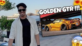 I FOUND GOLDEN GTR IN DUBAI 🤑 DREAM CAR [upl. by Bostow261]