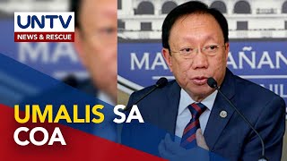 Jose Calida nagbitiw bilang chairperson ng Commission on Audit [upl. by Attayek242]