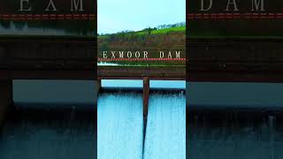 Exmoor Dam explore dam lake hiking holiday uk photography drone exmoor [upl. by Lexerd]