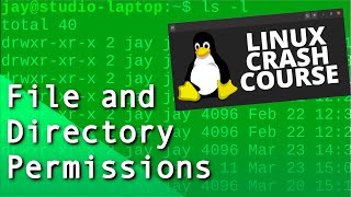 Linux Crash Course  Understanding File amp Directory Permissions [upl. by Yesac]