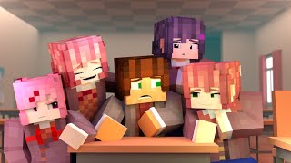 Doki Doki Forever  DDLC MINECRAFT ANIMATION  Song by OR3O [upl. by Suolekcin]