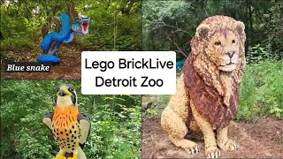 Lego BrickLive at Detroit Zoo 2023  Amazing Lego structures Michigan usa usatravel lego video [upl. by Nalla]