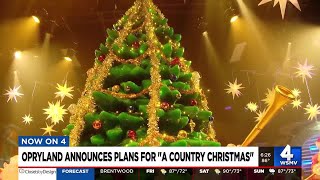 Opryland announces plans for A Country Christmas [upl. by Airres]