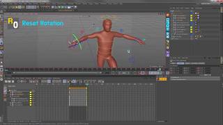 Cinema4D Mixamo Controller Set Tutorial  5 Script 사용법 [upl. by Lajet]