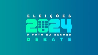 Debate com candidatos à Prefeitura de São Paulo DebateNaRECORD [upl. by Odysseus]