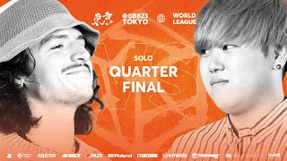 RIVER 🇫🇷 🇨🇴 vs momimaru 🇯🇵  GRAND BEATBOX BATTLE 2023 WORLD LEAGUE  Solo Quarter Final [upl. by Horn661]