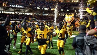 Grambling State University Tigers Football Team Entrance  Bayou Classic  2023 [upl. by Eocsor]