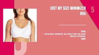 10 Best Minimizer Bras 2018 Updated [upl. by Ssur]