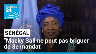 Aminata Touré exPremière ministre du Sénégal  quotMacky Sall ne peut pas briguer de 3e mandatquot [upl. by Lleroj]