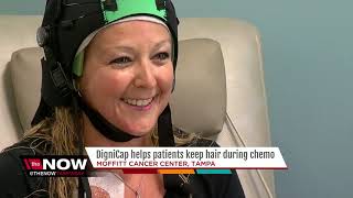 Chemotherapy patients preserving hair through DigniCap cooling cap [upl. by Greenwald]