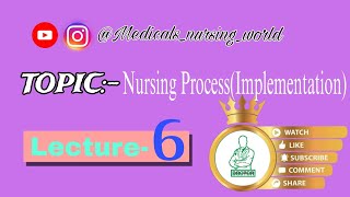 Unit Nursing Process implementationFundamental of nursing [upl. by Yetnom]