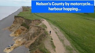 Harbour hopping by motorcycle in Nelsons county Norfolk4K [upl. by Ahseem787]