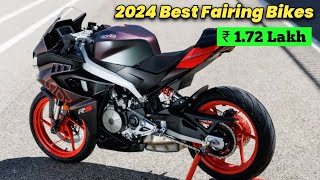 Top 7 Best Fairing Bikes in India 2024  From Rs 172 Lakh  Best Looking Sport Bikes in India [upl. by Enylorac]