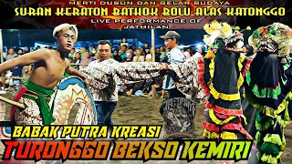 JATHILAN TURONGGO BEKSO KEMIRI BABAK PUTRA KREASI LIVE PERFORM 8 JULI 2024 DI SURAN BATHOK BOLU [upl. by Zischke]