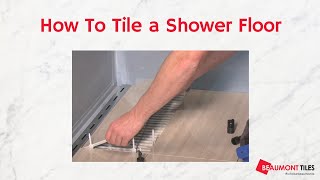 How to Tile a Shower Floor DIY Tiling Made Easy [upl. by Mathian]