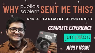 Publicis Sapient Jumpstart 2021 Complete Experience  How I got a Placement Opportunity through it [upl. by Elehcir]