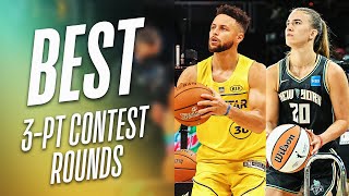 Steph Curry amp Sabrina Ionescu BEST 3Point Contest Rounds 🔥🏆 [upl. by Iliak]