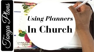 Using your planner at church as a sermon notebook [upl. by Enilehcim]