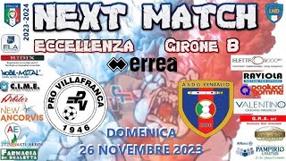 PRO VILLAFRANCA 02 Giovanile Centallo HIGHLIGHTS 12 Giornata Eccellenza Girone B Piemonte [upl. by Ahsenrac]