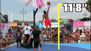 Jonathan Clark Dunks ALMOST 12 Feet Gets 118quot  VBL DunkFest [upl. by Elstan]