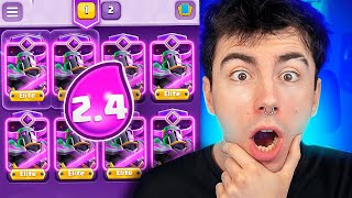 JUEGO EL CICLO MÁS VELOZ DE PEKKA EVO 24 ELIXIR😇 [upl. by Traggat596]