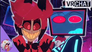 ALASTOR TROLLS VOX  Funny Vrchat Moments [upl. by Adyahs]