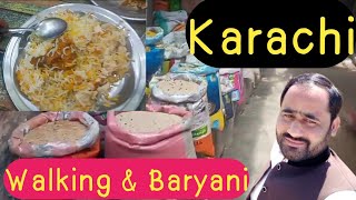 Karachi Street Walking amp Baryani beautifulpakistan baryani karachi walkingtour [upl. by Yoreel]