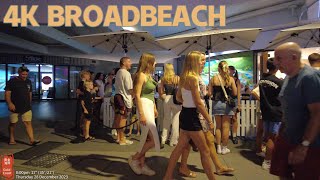 4k Explore Broadbeach Nightlife  Broadbeach  Gold Coast  Queensland  Australia [upl. by Ahsiret]