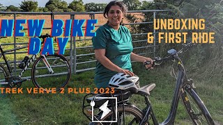 NEW BIKE DAY TREK VERVE 2 PLUS 2023 [upl. by Selway883]