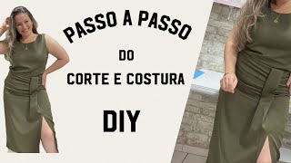 CORTE E COSTURA DE SAIA E BLUSA CONJUNTO SOCIAL LUXUOSO costurando diy passoapasso [upl. by Eeraj61]