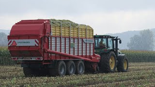 Ensilage de Maïs en Suisse 2016  NEW John Deere 8400  Fendt 828 724 [upl. by Varien700]