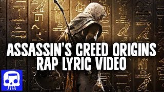 Assassins Creed Origins Rap LYRIC VIDEO by JT Music  quotIm The Creedquot [upl. by Bej]