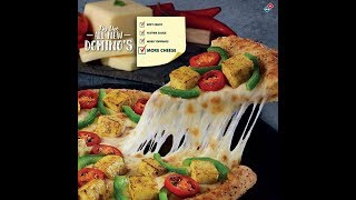 All New Dominos with Softer Crust Tastier Sauce More Cheese amp Toppings  Dominos India [upl. by Ahsemit]