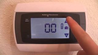 How to do a Hard Reset of a Programmable Thermostat [upl. by Yttig258]