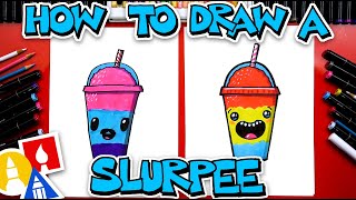 How To Draw A Slurpee From 711 [upl. by Hollerman]