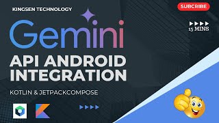 How to integrate Gemini API in android Android App Kotlin Jetpack ComposeMVVM [upl. by Oesile]