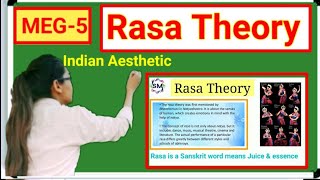 ✔️Rasa Theory Indian Aesthetic  explanation in hindiMEG5 [upl. by Varhol]