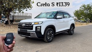 Hyundai Creta S ₹ 1340  2024 Detailed Review [upl. by Nivart94]