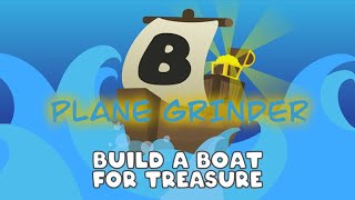 One of the most OP build a boat grinders Plane grinder Build a boat for treasure ROBLOX [upl. by Mutz212]