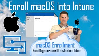 Enroll macOS device into Intune  Manage macOS in Intune 410 [upl. by Maure]