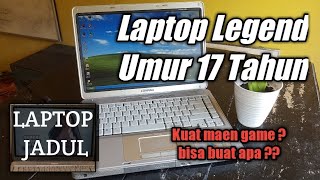 Laptop Jadul Compaq Presario V2000 Umur Sudah 17 Tahun GTA Libas [upl. by Edelson]