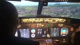 Boeing 737 landing at Papua New Guinea [upl. by Esiled429]