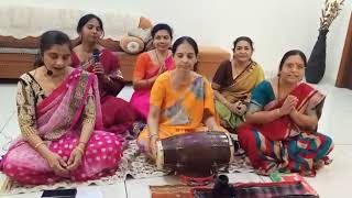 Shree sakhi bhajan mandal  Mamta Rathi  Vadodara [upl. by Teddi]