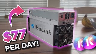 This Miner Earns over 77 A DAY iBeLink BMK1 Review [upl. by Sabella]