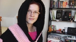 Häkelanleitung Kapuze für Poncho [upl. by Merceer]